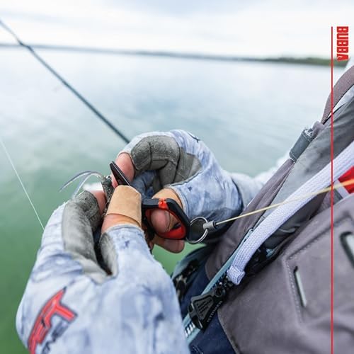 Bubba Micro Fishing Shears with Lanyard, Titanium-Nitride Coated Blades, Cuts through Monofilament, Fluorocarbon, and Braided Line, For Fishing - Image 6