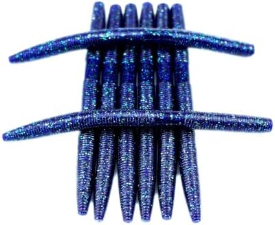 Senko Worms for Bass Fishing – 5.5 Inch Soft Plastic Stick Baits | Wacky Rig, Texas Rig, Ned Rig & Drop Shot | Largemouth & Smallmouth Bass | 8 Pack | Freshwater & Saltwater - Image 3