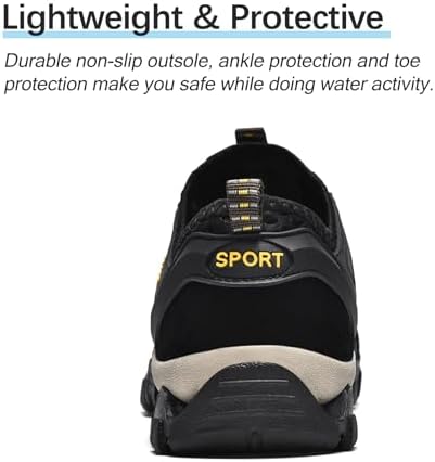 Water Shoes Men Hiking Fishing Boat Arch Support Beach Wading - Image 6