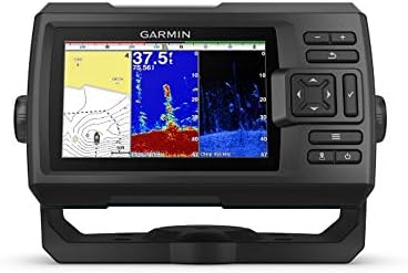 Garmin 010-01872-00 STRIKER 5CV with Transducer, 5" GPS Fishfinder, CHIRP Traditional And ClearVu Scanning Sonar Transducer, Built In Quickdraw Contours Mapping Software by Unknown