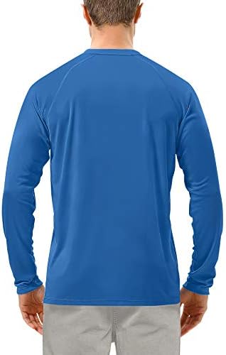 Roadbox Men's UPF 50+ UV Sun Protection Shirts, Long Sleeve Swim Rash Guard - Image 2