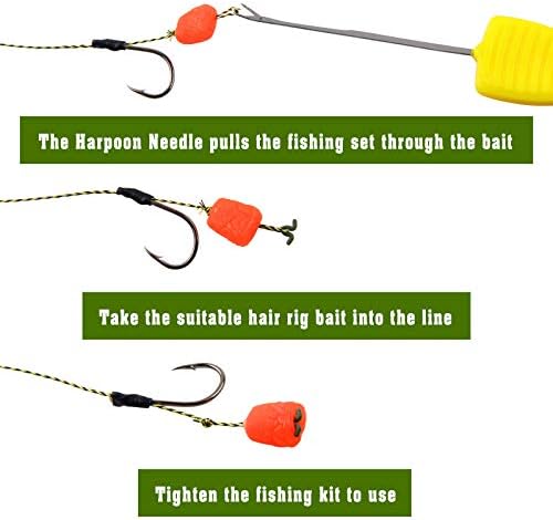 Carp Fishing Bait Rig Tool Kit Baiting Rigging Needle Swinger Driller Fishing Scissors Boilie Stops Stopper Carp Fishing Tackle Kit - Image 5