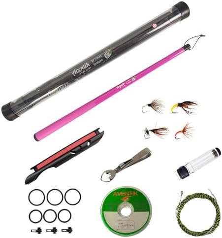Aventik FreshStart Tenkara Rod in 7ft/8ft Action 7:3 Complete Beginner Kit by EUPHENG