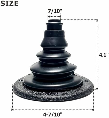 Boat Motor Well Cable Boot - Rigging Steering Protect for Marine Yacht Kayak Electrical Wire Organize, Fuel Lines Diameter 4 7/10" - Image 2