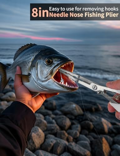 Hook Remover Fishing Pliers,Stainless Steel Fishing Tools - Image 4