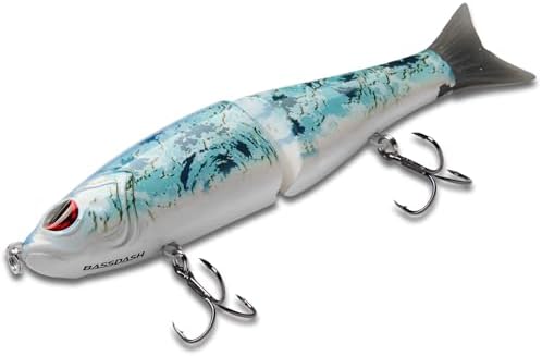 Bassdash SwimShad Glide Baits Jointed Swimbait Bass Pike Salmon Trout Muskie Fishing Lure - Image 6