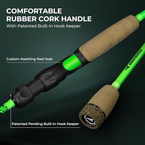 KastKing Zephyr Dual-Tip Baitcaster & Spinning Fishing Rod and Reel Combo - Image 6