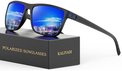 KALIYADI Polarized Sunglasses for Men, Lightweight Sun Glasses with UV Protection for Driving Fishing Golf by KALIYADI