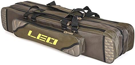 Lixada 1680D Fishing Rod Case Potable 3 Layer 90cm Waterproof Ice Fishing by WelconetoLixada