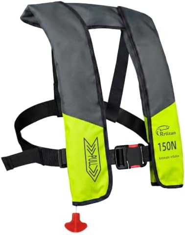 Rrtizan Inflatable Life Jacket for Adults - Automatic/Manual for Fishing by RrtizanSummerandWinterProducts