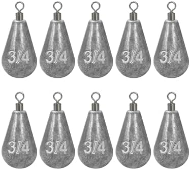 BLUEWING Casting Swivel Bell Sinkers Fishing Weights 1/2oz-8oz Drop Shot Dipsey Lead Saltwater by BLUEWING