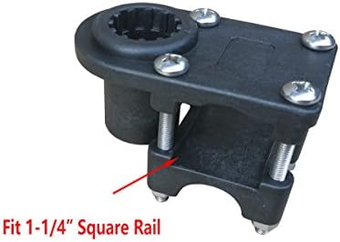Brocraft Pontoon Boat Rod Holder/Fishing Rod holder for Square/Rail mount - Image 5