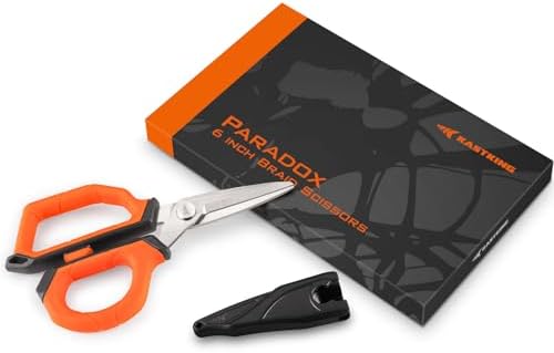 KastKing Paradox 6 inch Fishing Scissors for Braided Fishing Line by KastKing