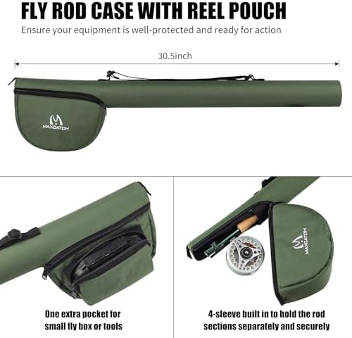 M MAXIMUMCATCH Maxcatch Extreme Fly Fishing Combo Kit 3/5/6/8 Weight, Starter Fly Rod and Reel Outfit, with a Protective Travel Case - Image 6