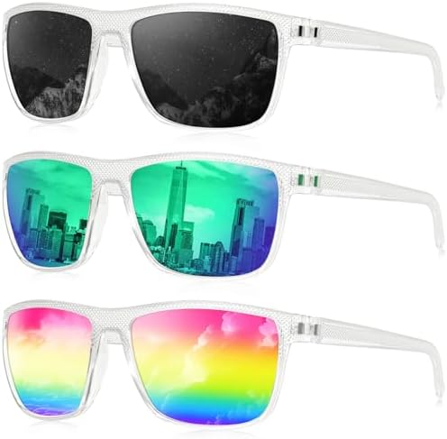 KALIYADI Polarized Sunglasses for Men, Lightweight Sun Glasses with UV Protection for Driving Fishing Golf by KALIYADI