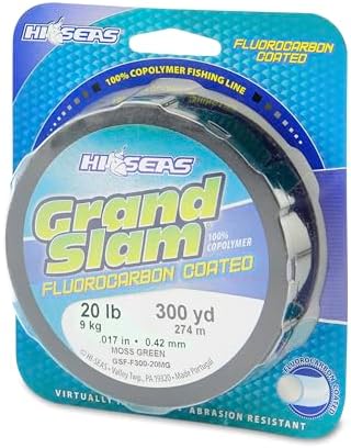 HI-SEAS Grand Slam Fluorocarbon Coated Fishing Line by Hi-Seas