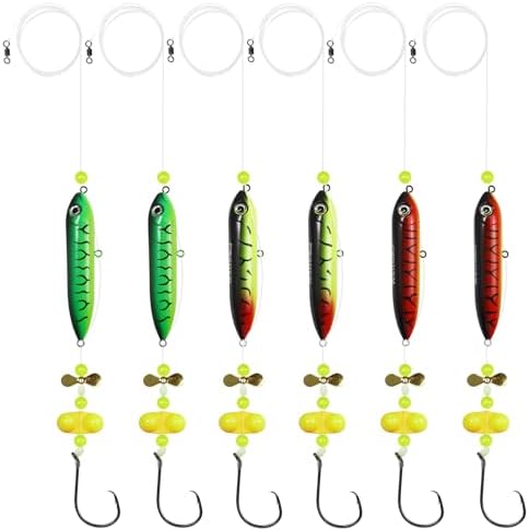 Catfish Float Rig Demon Dragon Style Rattling Line Float Propeller and Circle Hooks 6/0 8/0 for Santee Cooper Rig Catfishing Tackle by Fishing