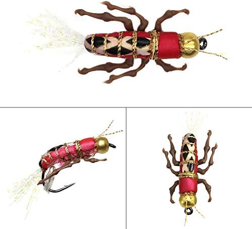 YZD Fly Fishing Flies Realistic Dry Wet Nymph Trout Flies Hand Tie Lures Kits 12/26/48 Pcs… - Image 5