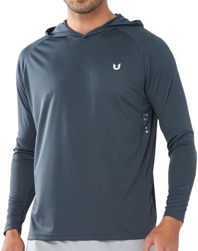 NORTHYARD Men's Sun Hoodie Long Sleeve Fishing Shirts UPF 50+ Rash Guard by NORTHYARD