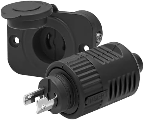 40A 12VBRS2 Trolling Motor Plug and Receptacle, 2 Wire, 12V-36V by Moestoont