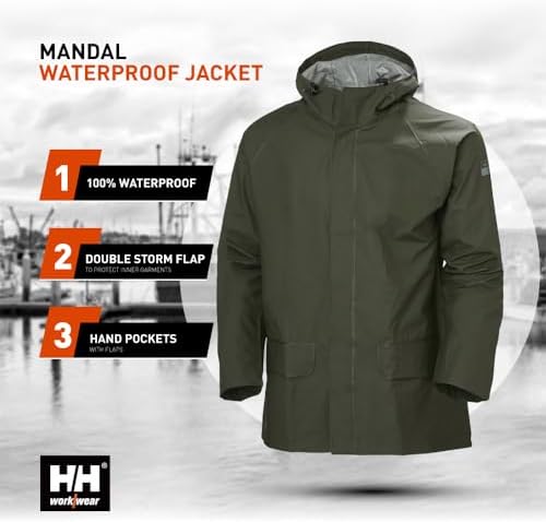 Helly Hansen Mandal PVC Rain Jacket for Men - Image 4