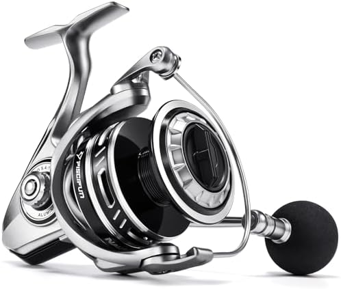 Piscifun NautiX Spinning Reel, Aluminum Body, 33lb Max Drag by Piscifun