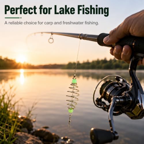 Hemoton 24Pcs Carp Fishing Bait Holder, Spring Method Feeder Cage - Image 7