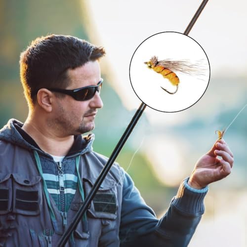 Joyzan Fly Fishing Flies,Fish Lure Kit Flyfishing Same Dry Insect Set 40Pcs - Image 5