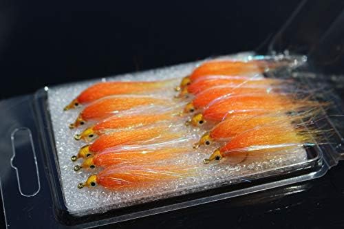 Tigofly 12 pcs 6 Colors Shining Polar Salmon Trout Minnow Fly Fishing Flies by TigoflyFlyFishingFactory