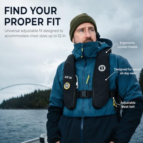 Mustang Survival Elite 190 PFD Black - Image 2