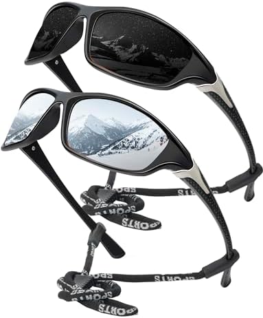 KALIYADI Sports Polarized Sunglasses Men UV400 Protection for Fishing Driving Cycling by KALIYADI