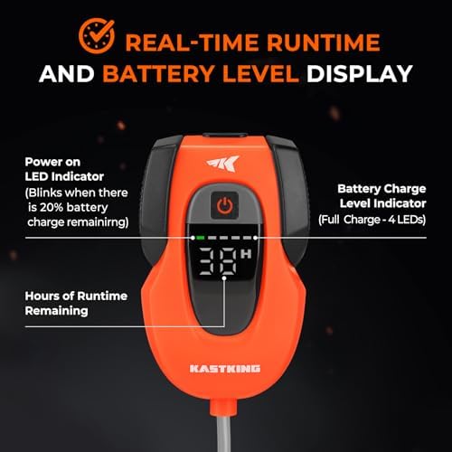 KastKing Li3 Rechargeable Live Bait Aerator Pump & Bubbler with Hang Hook - Image 5
