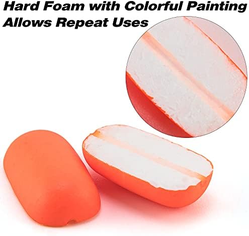 Dr.Fish 30 Pack Fishing Rig Floats Pompano Floats Walleye Rig Lure Making Accessories Surf Fishing Foam Snell Bobbers - Image 3