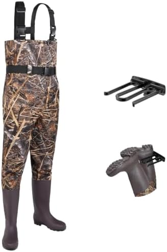 FISHINGSIR Waders for Men Waterproof Women Fishing Chest Wader with Boots by FISHINGSIR