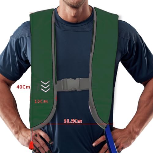 Automatic Inflatable Life Jacket|Life Vest for Adults|PFD Low Profile|Supports up to 330 lbs(YSH709) - Image 5