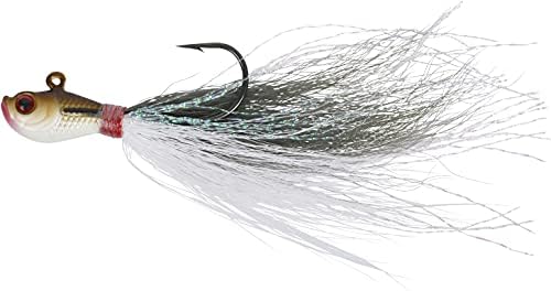 Bucktail Jigs 3 Pack – Hand-Tied Bucktail Hair Fishing Lures | Unique Gliding Head | Saltwater & Freshwater | Striper, Bass, Flounder, Walleye, Fluke | Multiple Weights Available - Image 3