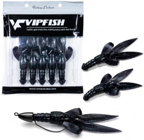5.5" Creature Bait Soft Plastic Fishing Lures by VipfishFishing