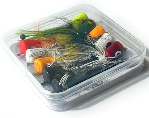 Fly Fishing Flies Kit/Trout/Salmon/bass Flies Streamers Dry/Wet Flies.Nymphs,Fly Poppers (with Waterproof Fly Box) - Image 3