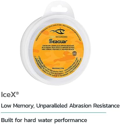 Seaguar IceX 100% Fluorocarbon Fishing Line, Abrasion Resistance, Made for Hard Water - Image 2