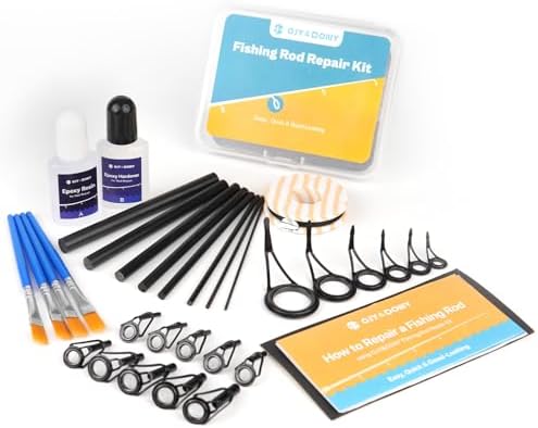 Fishing Rod Repair Complete Kit,Pole&Tip Replacement with Supplies by OJYDOIIIY