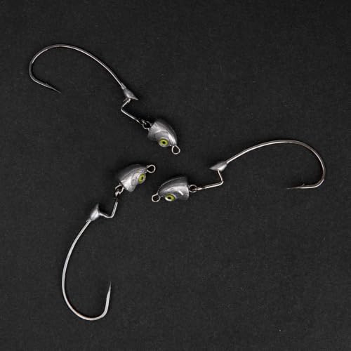 Fish Eye Swimbait Jig Heads, Weighted Hooks for Bass Fishing - Image 6