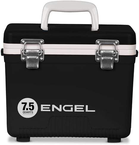 Engel UC7 7.5qt Leak-Proof, Air Tight, Drybox Cooler and Small Hard Shell Lunchbox for Men and Women by ENGEL