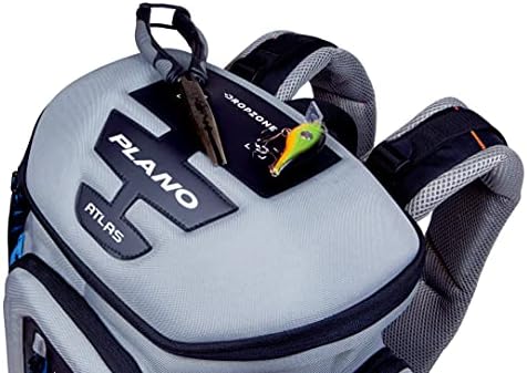 Plano Atlas 3700 Tackle Fishing Backpack, Gray EVA Material, Includes 3 3750 StowAway Utility Boxes for Worms, Lures, & Baits, Waterproof & Non-Skid Base, Grey - Image 5