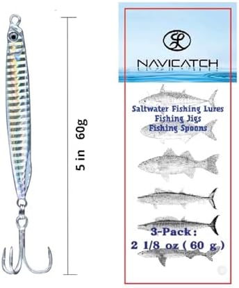 Saltwater Fishing Lures Fishing Jigs Fishing Spoons for Striped bass, Pompano, Spanish Mackerel ，Bluefish - Image 4