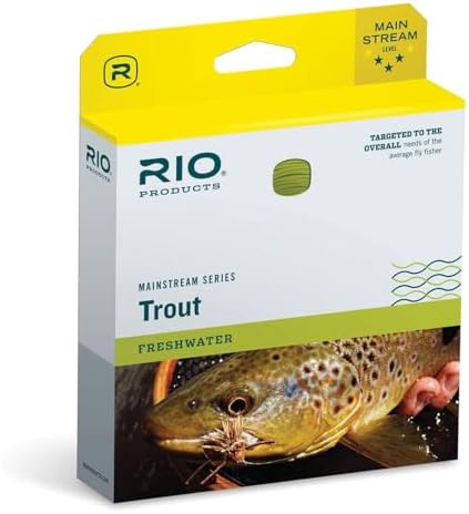 RIO Products Mainstream Trout DT Fly Line - Developed for the Average Fly Fishermen - Easy Casting and Smooth Design - Floating Freshwater Line by RIOPRODUCTS
