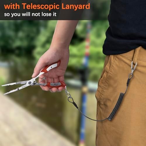 Needle Nose Pliers Fishing,Hook Remover Fishing Pliers - Image 5