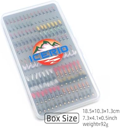 Fly Fishing Flies Assortment, 147pcs/133pcs/126pcs Fly Fishing Lures, Dry/Wet/Nymph/Streamer Flies, Trout/Panfish/Bass Fishing - Image 4