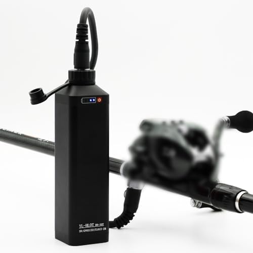 Super Mini 14.8V 10000 mAh Electric Reel Battery. Aluminum Alloy Rustproof Case. Compatible with Daiwa & Shimano Electric Fishing rReels. High Performance and Reliable Power Supply by Yl-hlotelectricreelbattery