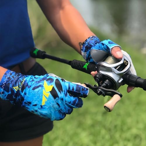 KastKing Sol Armis UPF50+ Fingerless Fishing Gloves, Men and Women - Image 6