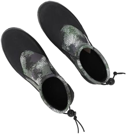 Rock Fishing Shoes Prevent Slip Felt Sole Professional Neoprene Fishing Boots with Steel Nails for Men Women OD Green - Image 4